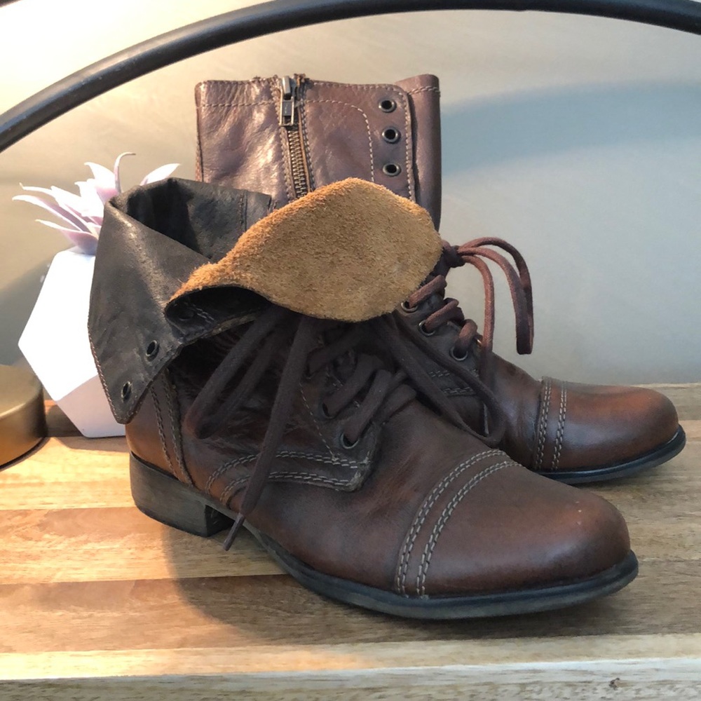 Steve Madden combat boots